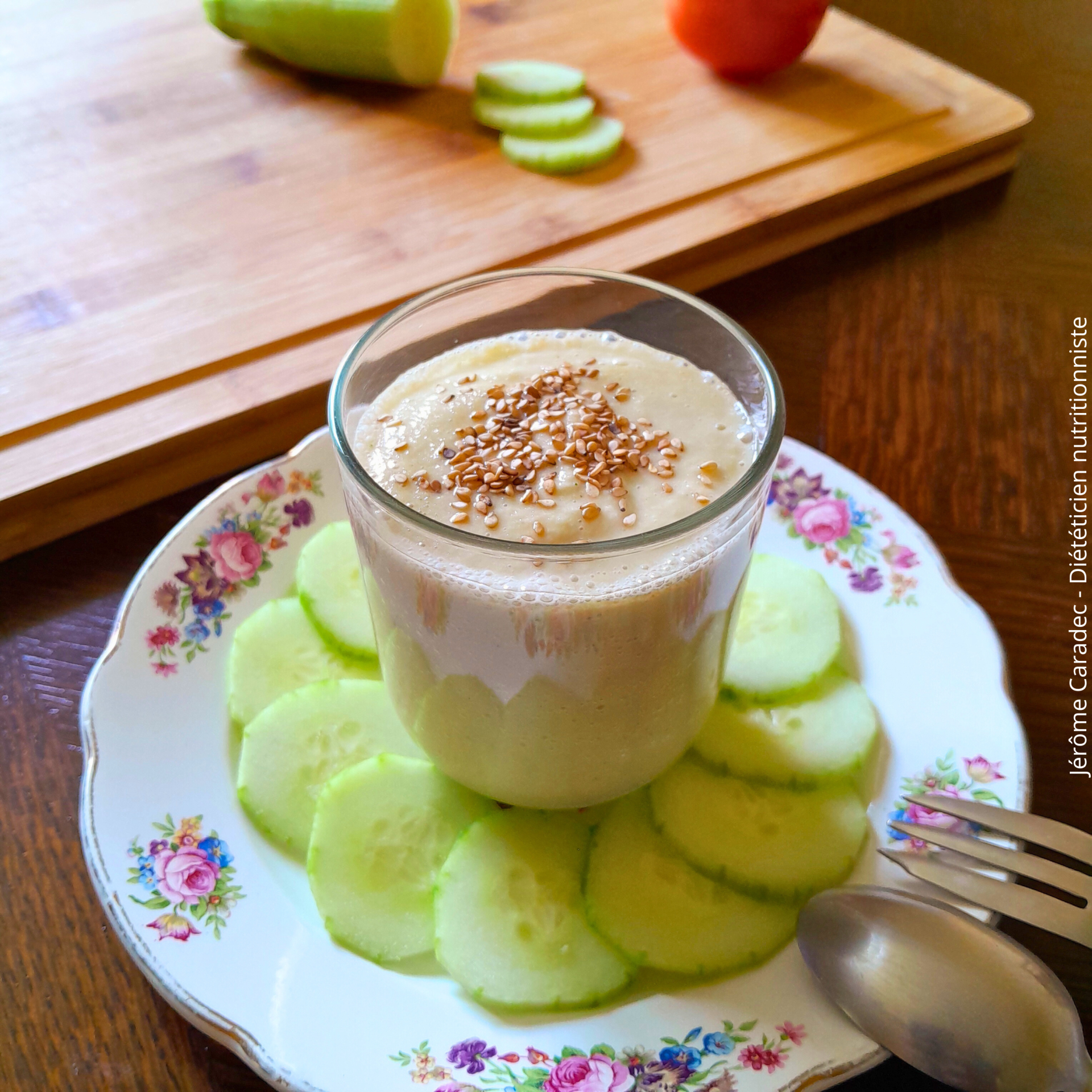 Photo de la soupe froide aux légumes du soleil de Jérôme Caradec - Diététicien nutritionniste