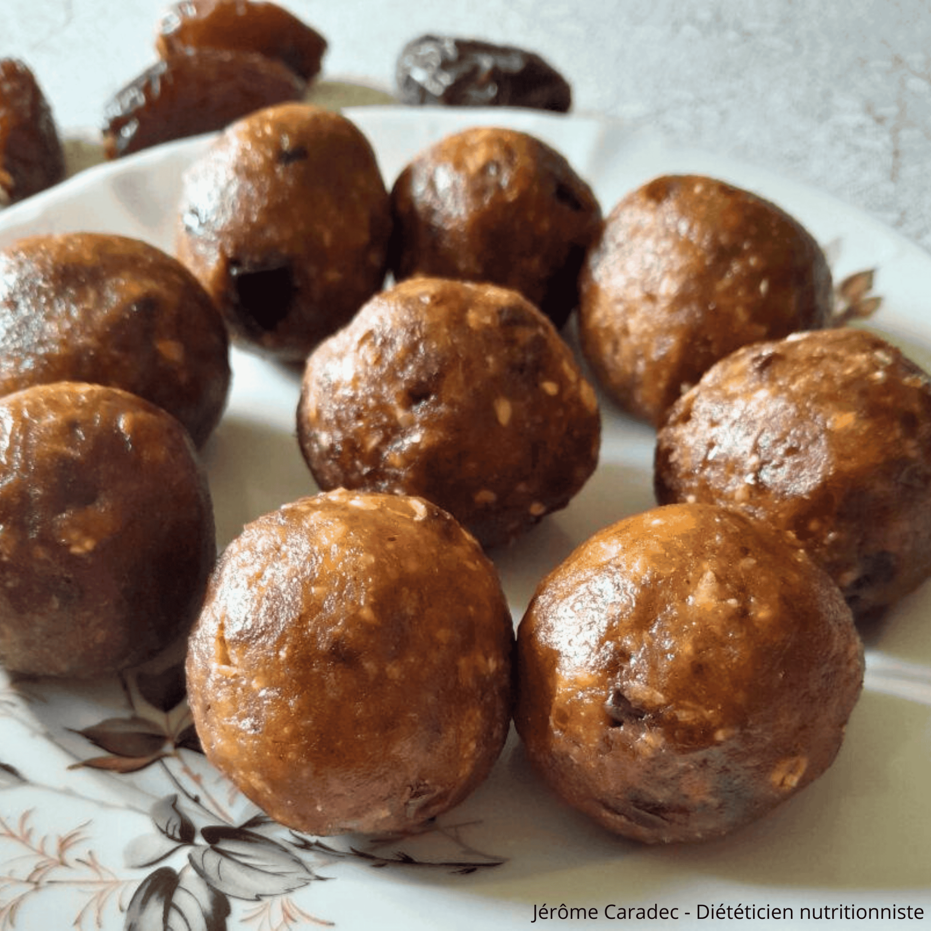 Photo des boules énergetiques de Jérôme Caradec - Diététicien nutritionniste