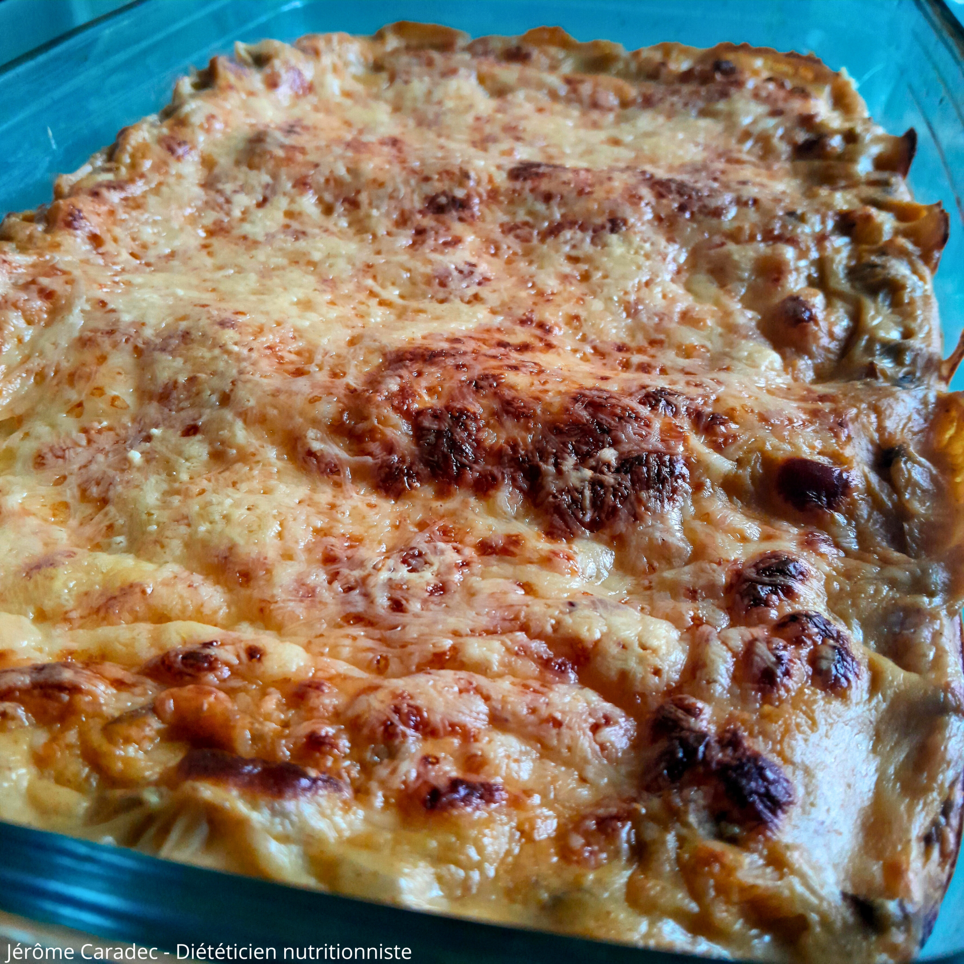 Photo des lasagnes butternut/champignons de Jérôme Caradec - Diététicien nutritionniste